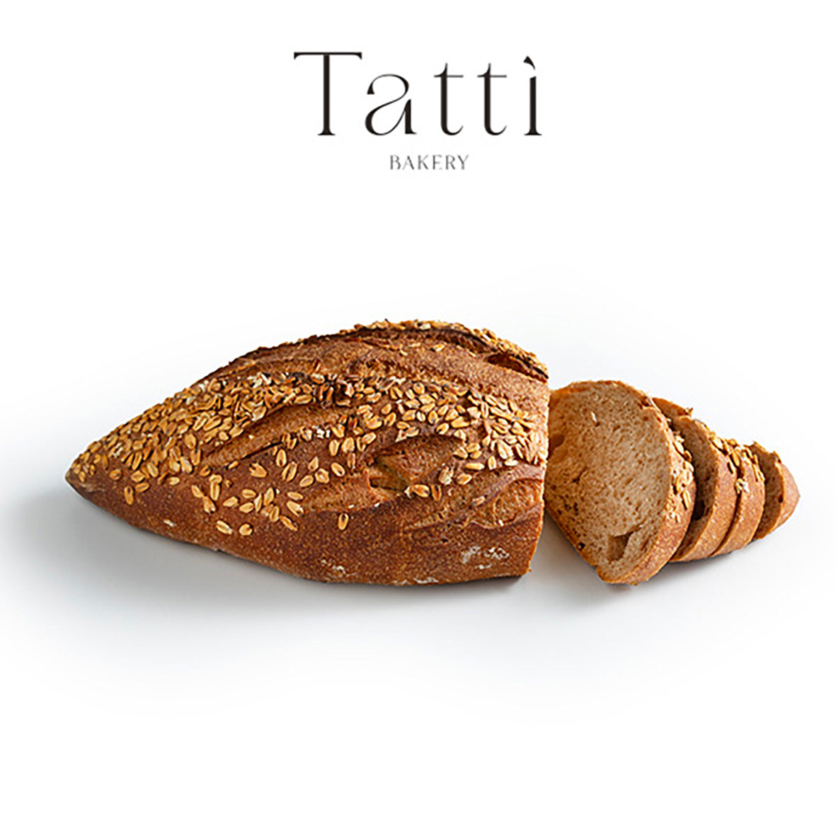 לחם כוסמין מלא פרוס - Tatti bakery